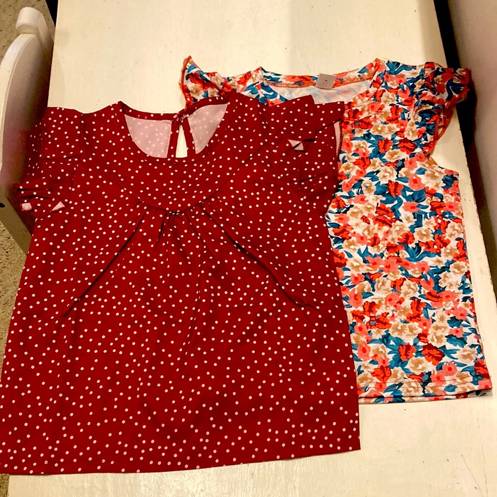 NWO tags Shein summer shirts, size 6/7
